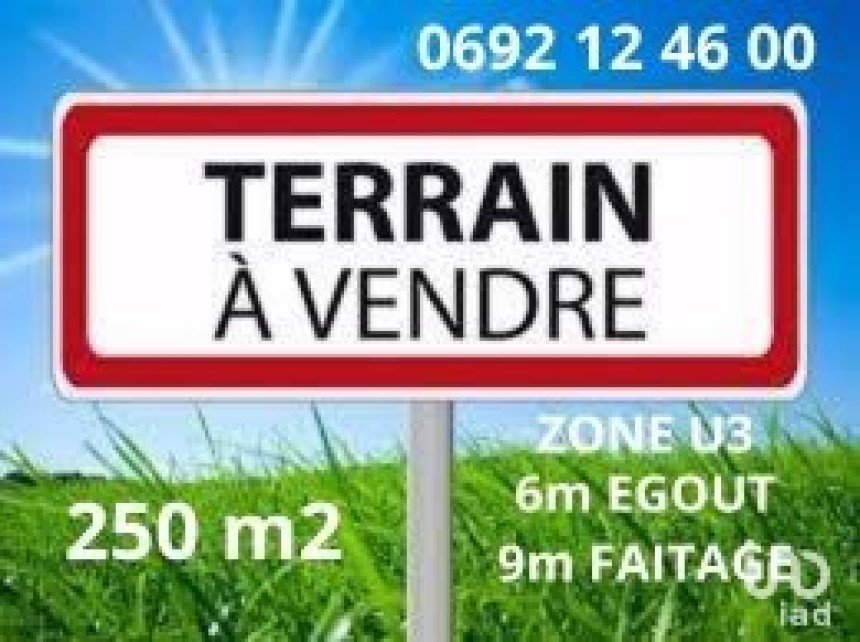 Land of 250 m² in Saint-Pierre (97410)