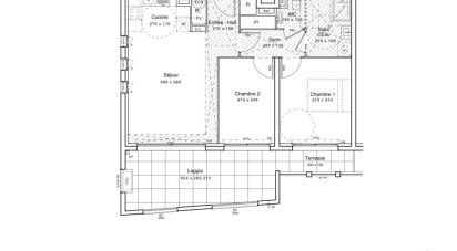 Appartement 3 pièces de 59 m² à Menton (06500)