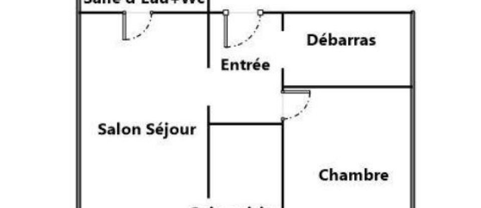 Apartment 2 rooms of 48 m² in Port-la-Nouvelle (11210)