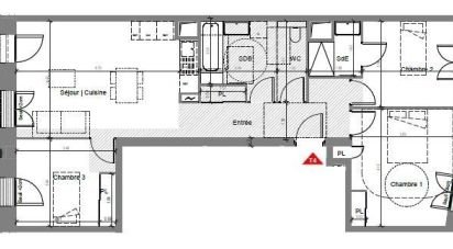 Appartement 4 pièces de 81 m² à Nice (06200)