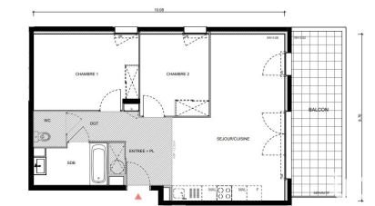 Apartment 3 rooms of 62 m² in Arles (13200)