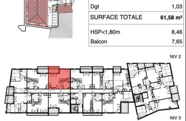 Apartment 3 rooms of 61 m² in Garéoult (83136)
