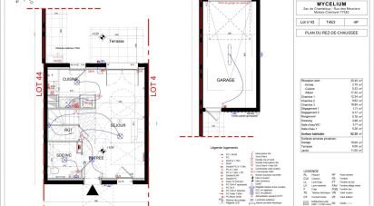 Duplex 4 rooms of 82 m² in Moissy-Cramayel (77550)