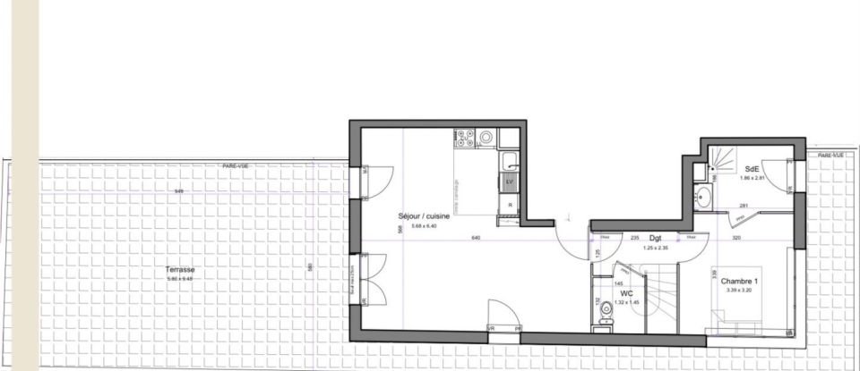 Apartment 5 rooms of 99 m² in Juvisy-sur-Orge (91260)