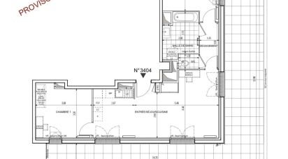 Appartement 3 pièces de 63 m² à Chilly-Mazarin (91380)