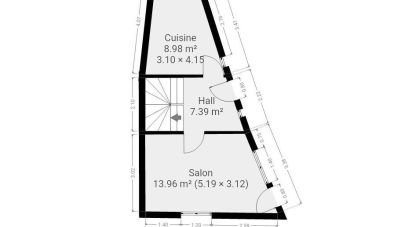 House 4 rooms of 51 m² in Auzat-la-Combelle (63570)
