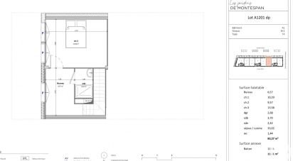Appartement 4 pièces de 84 m² à Bussy-Saint-Georges (77600)