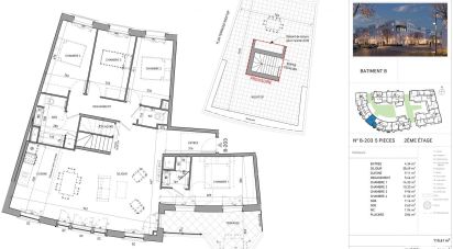 Apartment 5 rooms of 115 m² in Serris (77700)