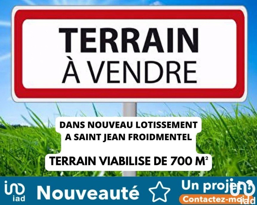 Land of 700 m² in Saint-Jean-Froidmentel (41160)