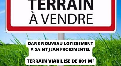 Land of 801 m² in Saint-Jean-Froidmentel (41160)