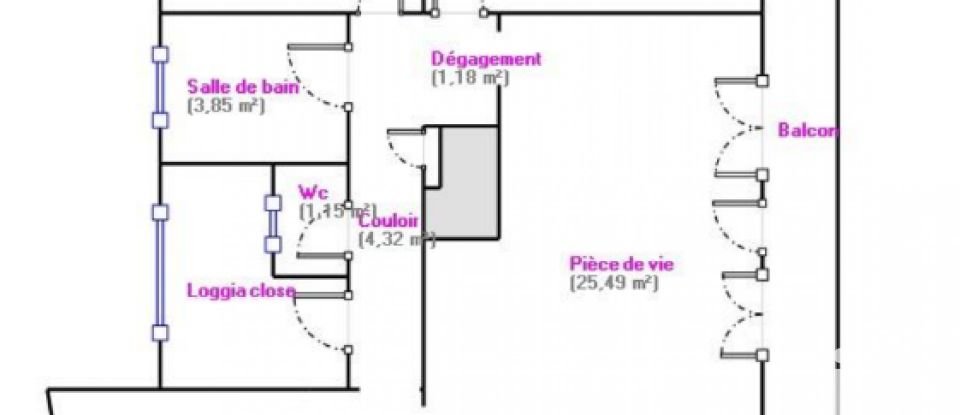 Appartement 3 pièces de 69 m² à Mauges-sur-Loire (49570)