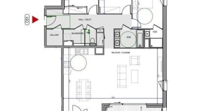 Appartement 4 pièces de 113 m² à Annecy (74000)