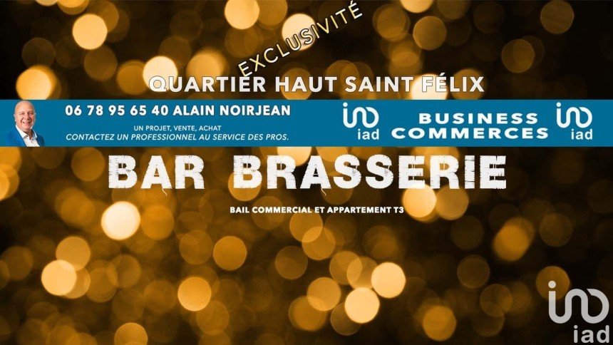 Brasserie-type bar of 100 m² in Nantes (44300)