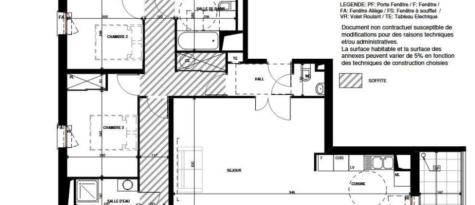 Appartement 5 pièces de 119 m² à Manosque (04100)