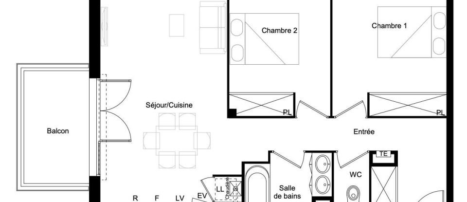 Maison 3 pièces de 63 m² à Le Taillan-Médoc (33320)