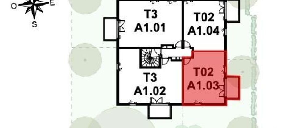 Maison 2 pièces de 44 m² à Le Taillan-Médoc (33320)