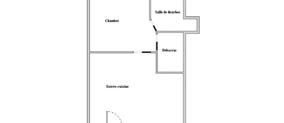 Apartment 2 rooms of 24 m² in Le Pouliguen (44510)