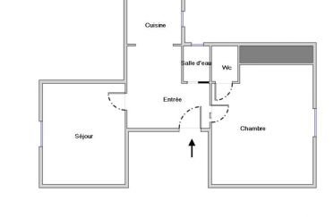 Appartement 2 pièces de 37 m² à Colombes (92700)