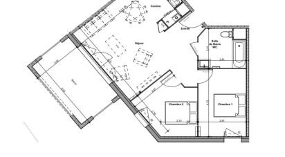 Appartement 3 pièces de 61 m² à Biganos (33380)