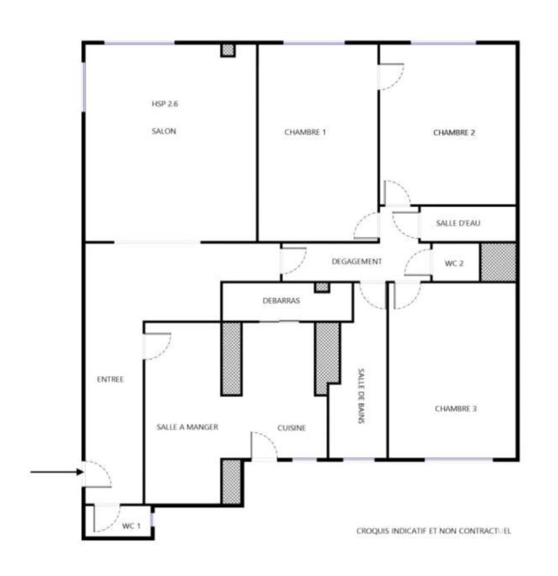 Appartement a vendre  - 5 pièce(s) - 116 m2 - Surfyn