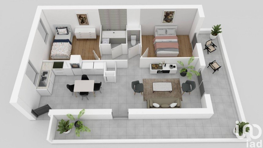 Apartment 3 rooms of 58 m² in Crespières (78121)