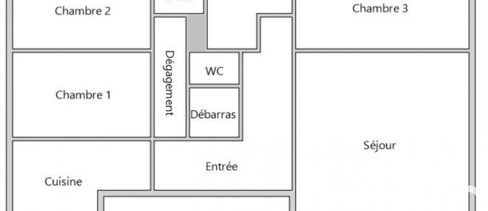 Appartement 5 pièces de 98 m² à Creil (60100)