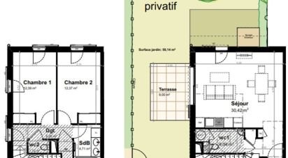 Appartement 3 pièces de 71 m² à - (13080)