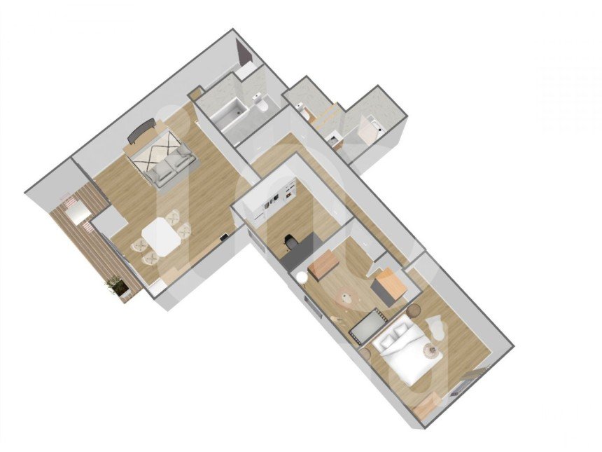 Appartement 4 pièces de 80 m² à Saint-Pierre-du-Perray (91280)