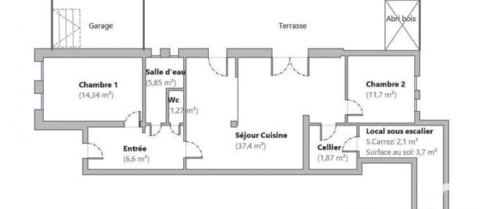 Appartement 3 pièces de 81 m² à Ciboure (64500)