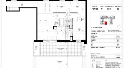 Appartement 4 pièces de 99 m² à Meaux (77100)