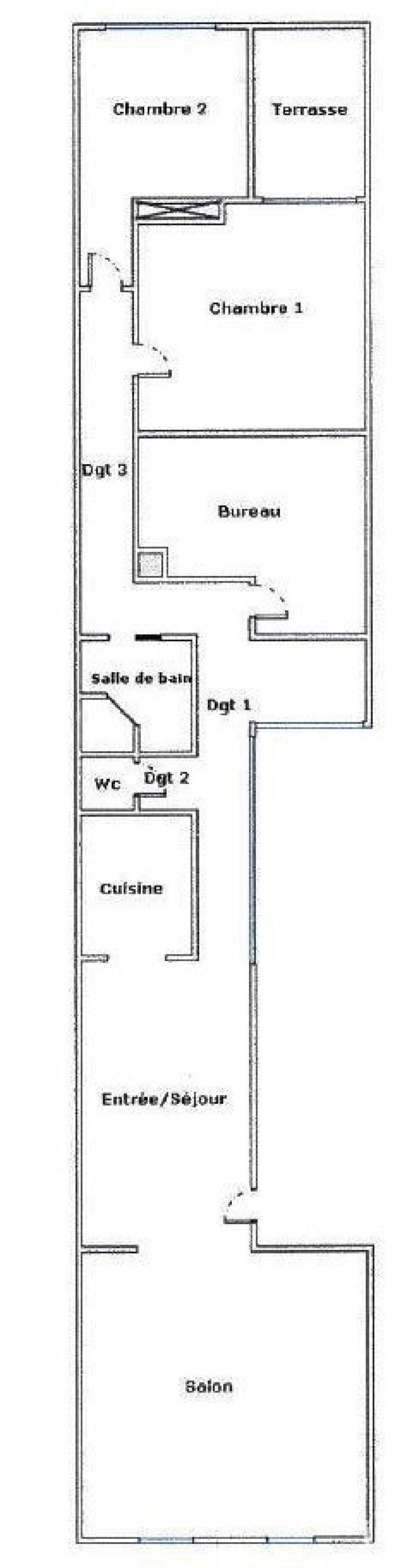 Appartement 5 pièces de 105 m² à - (57490)