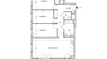 Appartement 4 pièces de 83 m² à Annecy (74000)