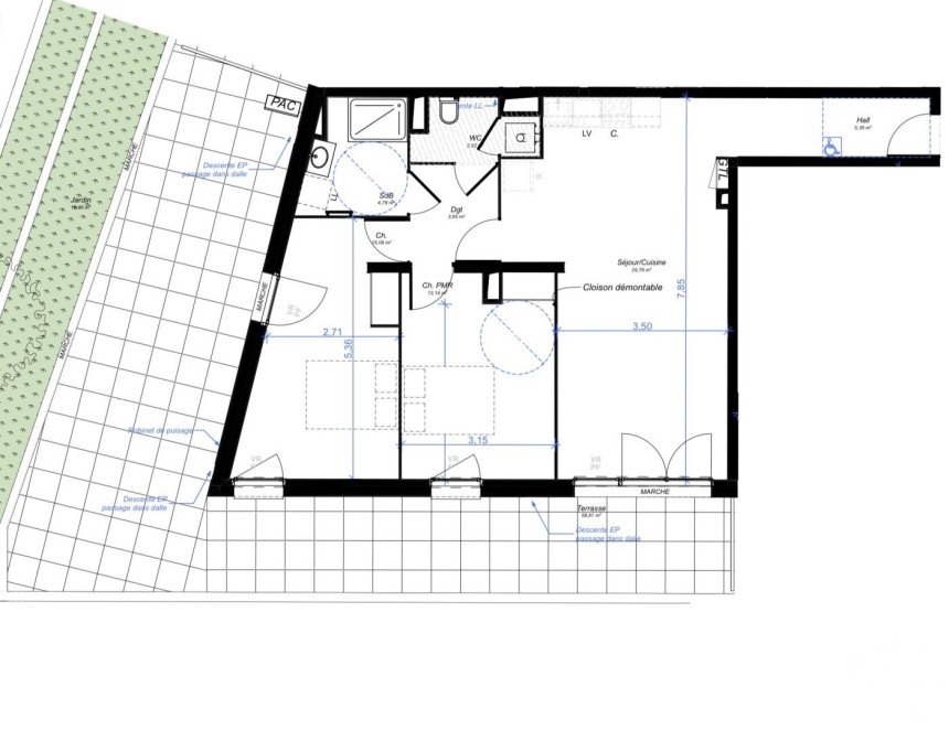 Appartement 3 pièces de 74 m² à Gardanne (13120)