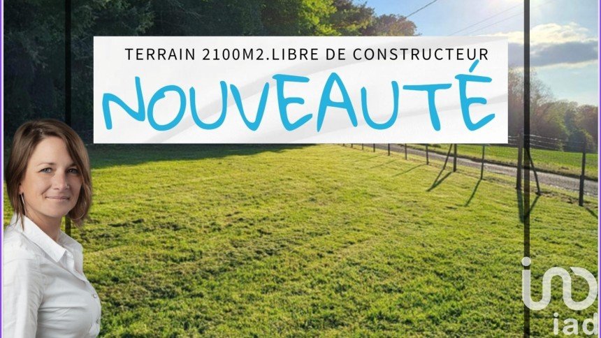 Land of 2,100 m² in Marcilly-sur-Eure (27810)
