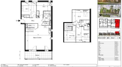 Appartement 5 pièces de 110 m² à Sergy (01630)