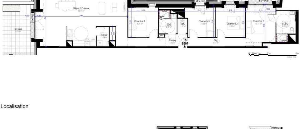 Appartement 3 pièces de 62 m² à Saran (45770)
