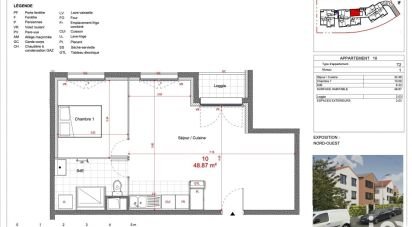 Apartment 2 rooms of 49 m² in Sevran (93270)