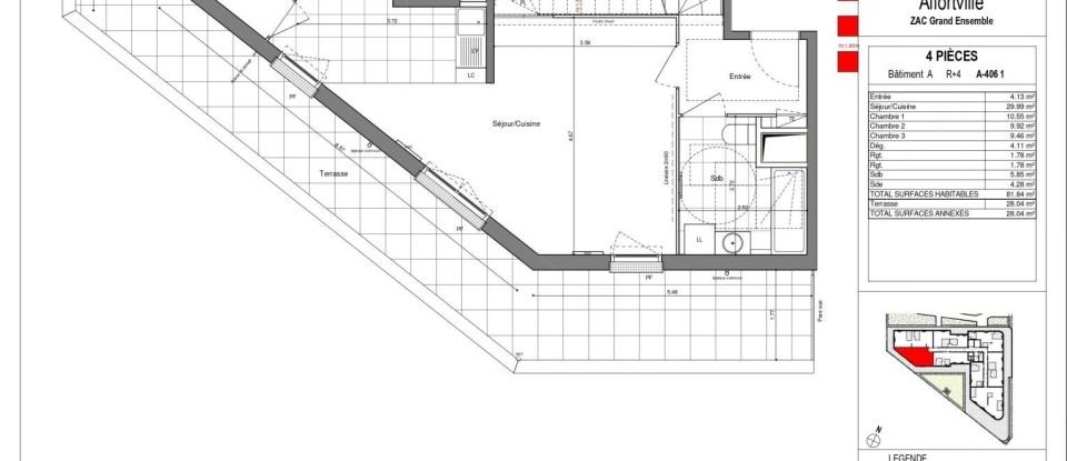 Duplex 4 pièces de 81 m² à Alfortville (94140)