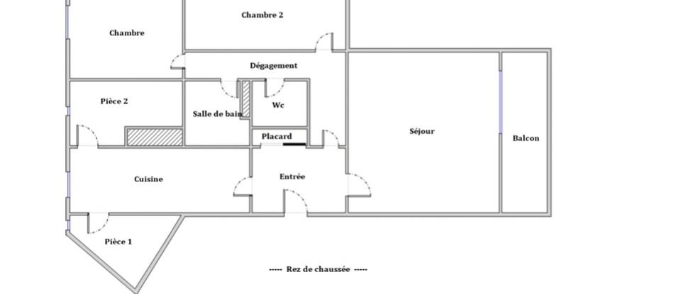 Appartement 2 pièces de 58 m² à Nanterre (92000)