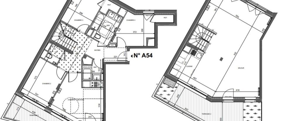 Apartment 5 rooms of 134 m² in Paris (75015)