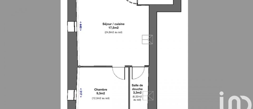 Appartement 2 pièces de 30 m² à Missillac (44780)
