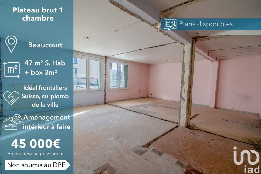 Apartment 2 rooms of 47 m² in Beaucourt (90500)