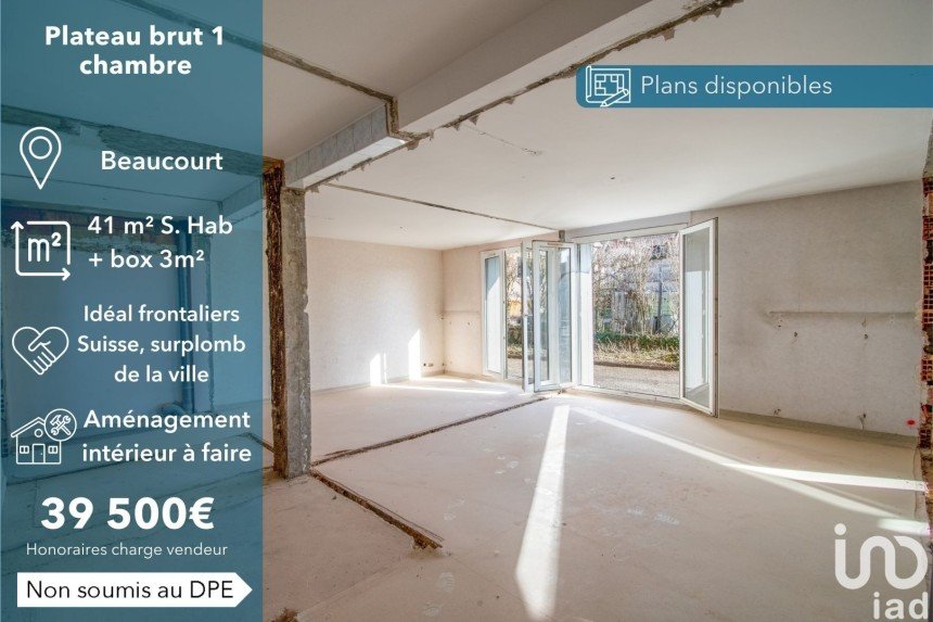 Apartment 2 rooms of 41 m² in Beaucourt (90500)