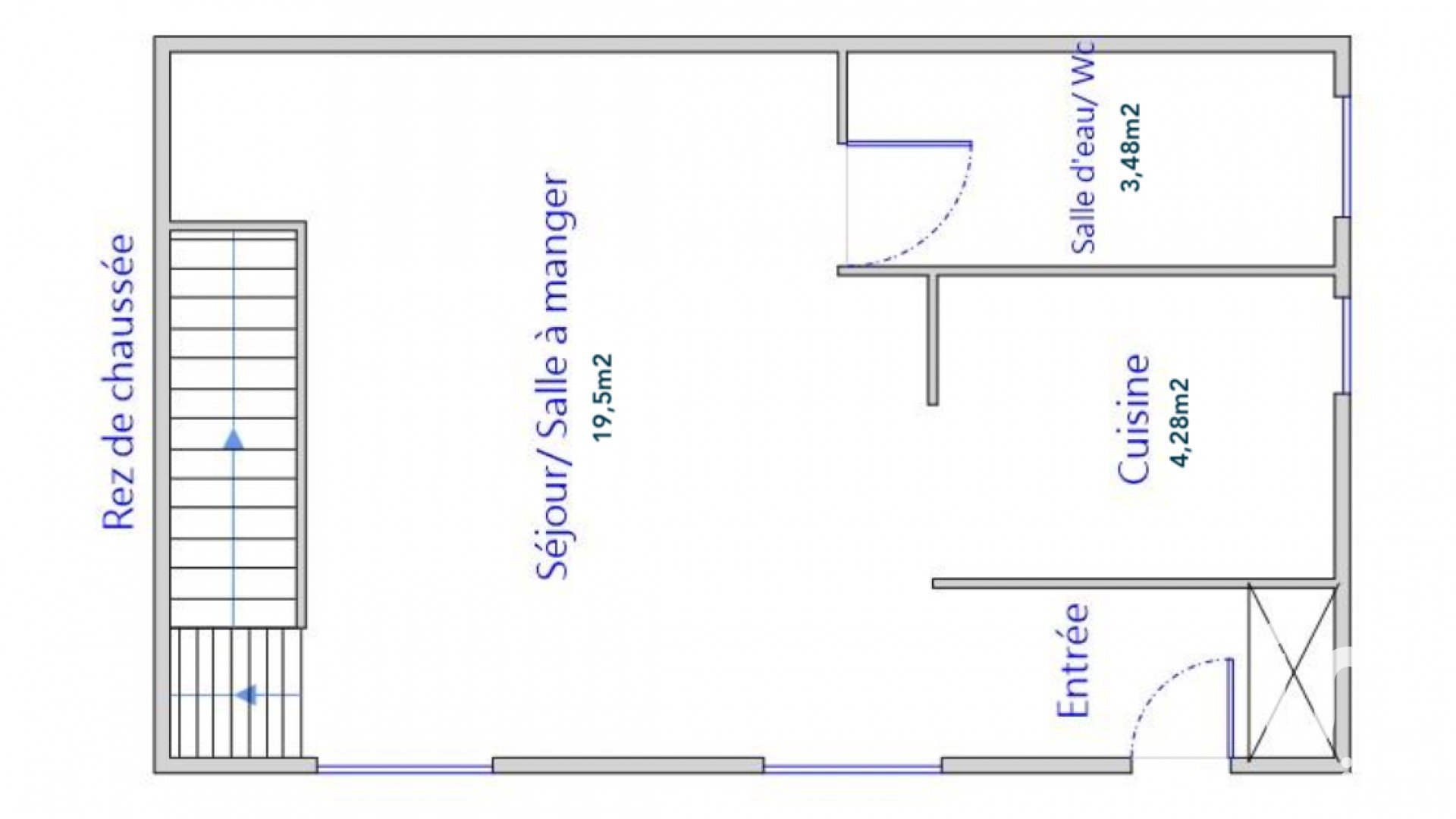 Maison a vendre  - 3 pièce(s) - 54 m2 - Surfyn
