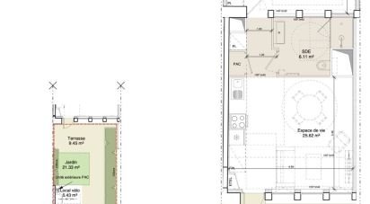 Appartement 2 pièces de 46 m² à Ouistreham (14150)