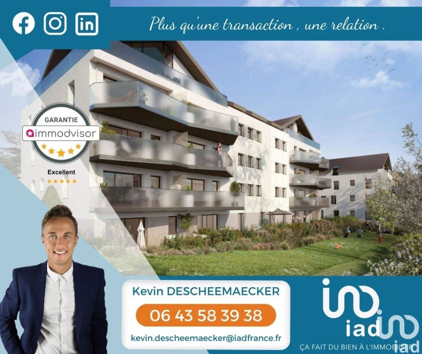 Appartement 4 pièces de 86 m² à Divonne-les-Bains (01220)