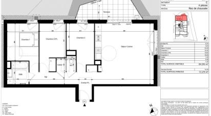 Apartment 4 rooms of 86 m² in Divonne-les-Bains (01220)