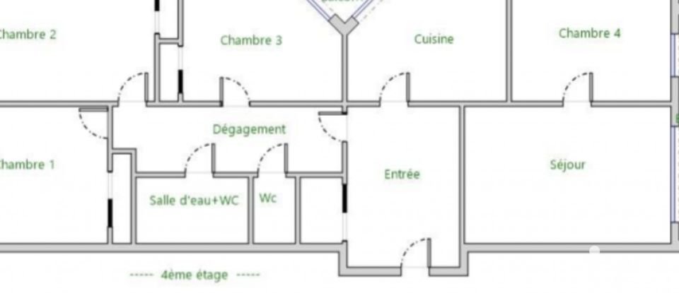 Appartement 5 pièces de 81 m² à Créteil (94000)