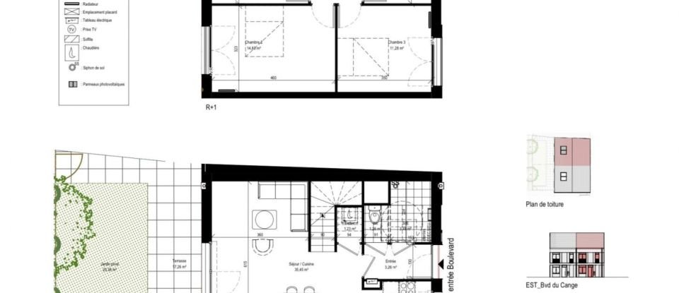 Apartment 4 rooms of 90 m² in Amiens (80090)