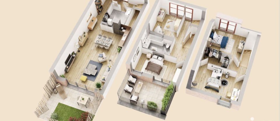 Appartement 4 pièces de 90 m² à Amiens (80090)